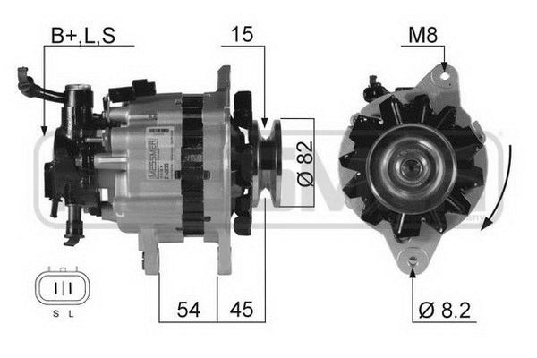 MESSMER 210255A: Generaator 65A