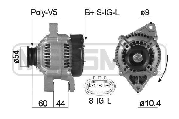 MESSMER 210266A: Generaator 70A