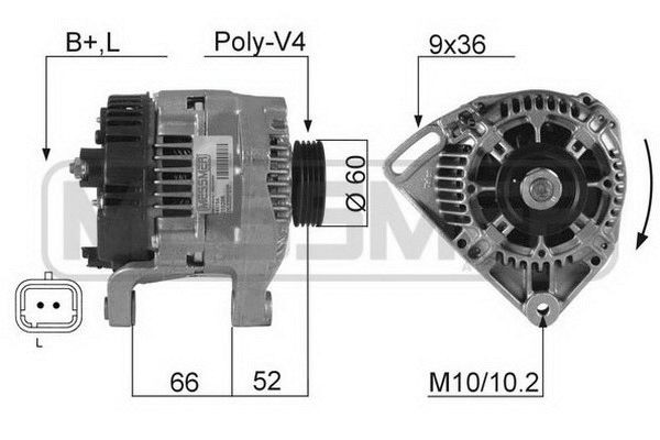 MESSMER 210285A: Generaator 75A