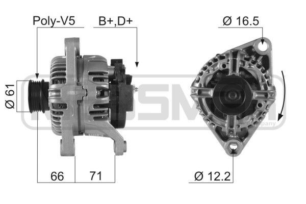MESSMER 210287A: Generaator 105A