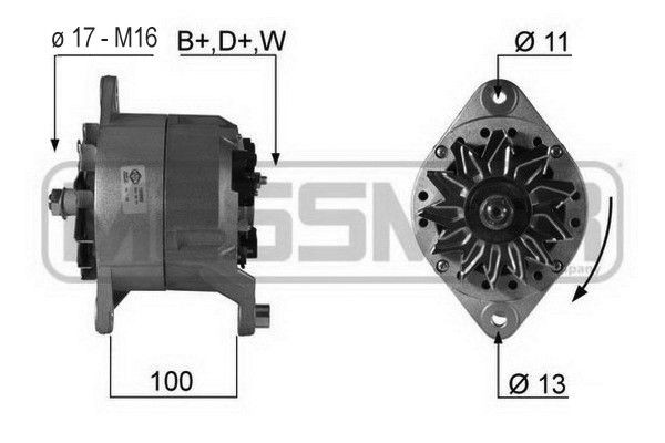 MESSMER 210305A: Generaator 80A