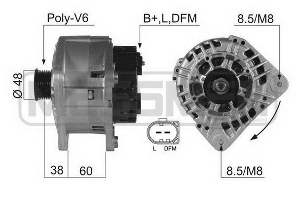 MESSMER 210410A: Generaator 120A