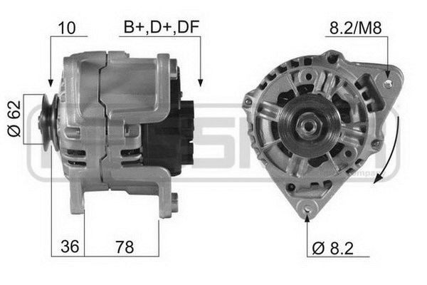 MESSMER 210418A: Generaator 70A