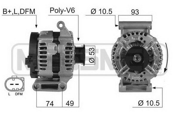 MESSMER 210419A: Generaator 150A