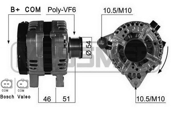 MESSMER 210420A: Generaator 150A