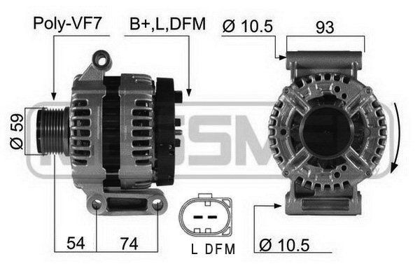 MESSMER 210422A: Generaator 150A