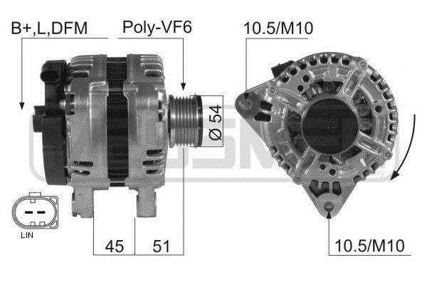 MESSMER 210427A: Generaator 150A
