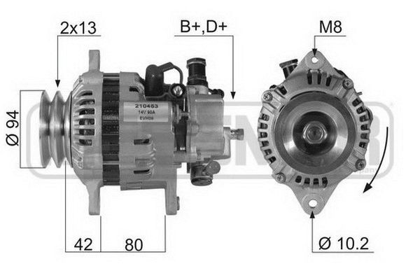 MESSMER 210453A: Generaator 90A