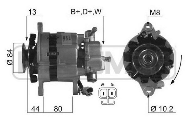 MESSMER 210454A: Generaator 70A