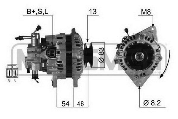 MESSMER 210462A: Generaator 75A