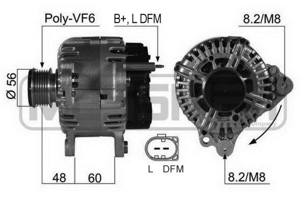 MESSMER 210469A: Generaator 140A