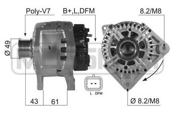 MESSMER 210472A: Generaator 110A