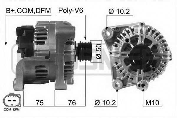 MESSMER 210474A: Generaator 150A