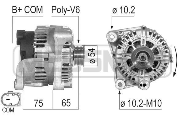MESSMER 210499A: Generaator 150A