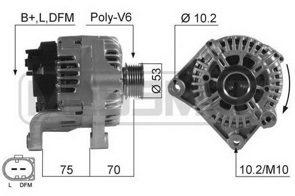 MESSMER 210530A: Generaator 150A