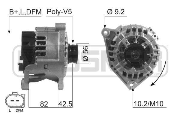 MESSMER 210535A: Generaator 120A