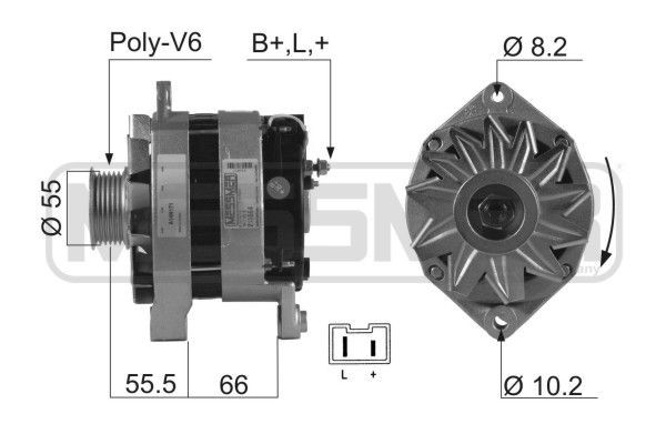 MESSMER 210564A: Generaator 90A