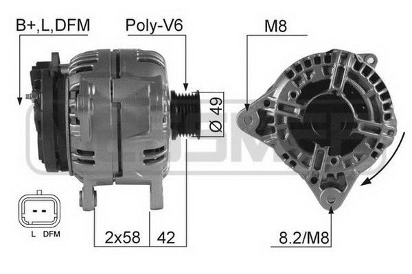 MESSMER 210567A: Generaator 150A