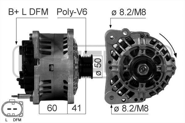 MESSMER 210568A: Generaator 90A