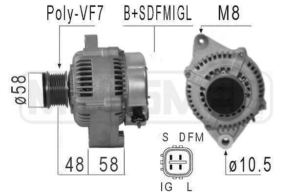 MESSMER 210577A: Generaator 85A