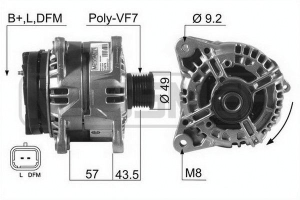 MESSMER 210579A: Generaator 150A