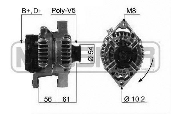 MESSMER 210584A: Generaator 120A