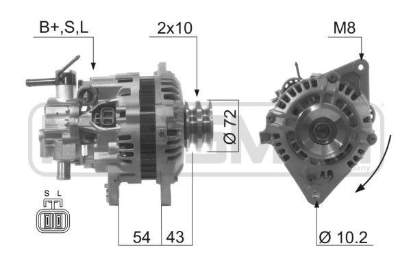 MESSMER 210595A: Generaator 80A