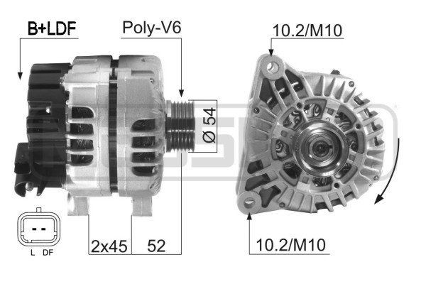 MESSMER 210604A: Dynamo / Alternator 120A