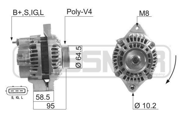 MESSMER 210613A: Generaator 60A