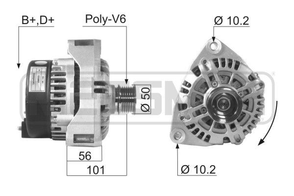 MESSMER 210617A: Generaator 115A