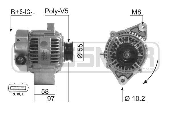 MESSMER 210628A: Dynamo / Alternator 70A