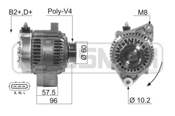 MESSMER 210629A: Generaator 70A