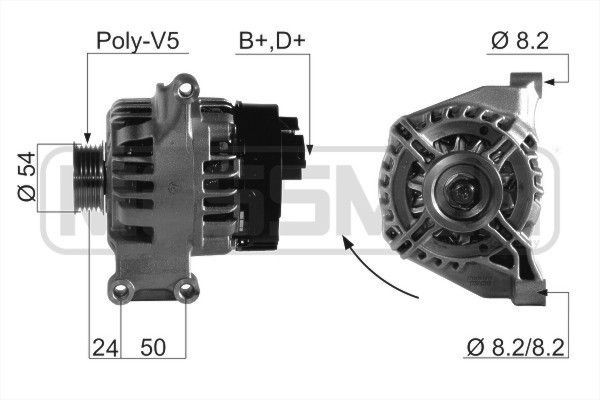 MESSMER 210659A: Generaator 70A