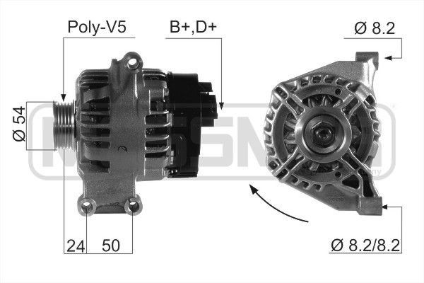 MESSMER 210660A: Generaator 105A