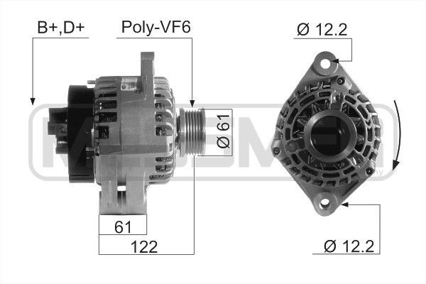 MESSMER 210664A: Generaator 120A