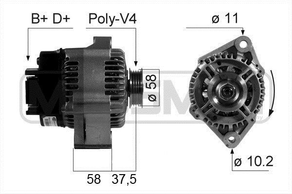 MESSMER 210667A: Generaator 65A