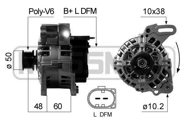 MESSMER 210671A: Generaator 70A