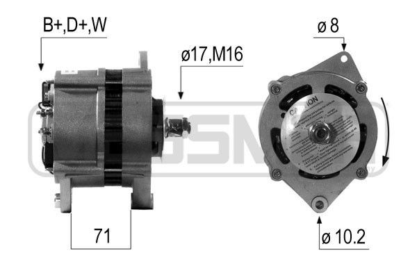 MESSMER 210672A: Generaator 80A