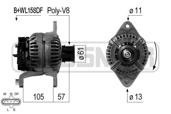 MESSMER 210674A: Generaator 110A