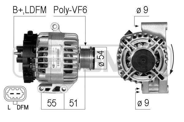MESSMER 210738A: Generaator 120A