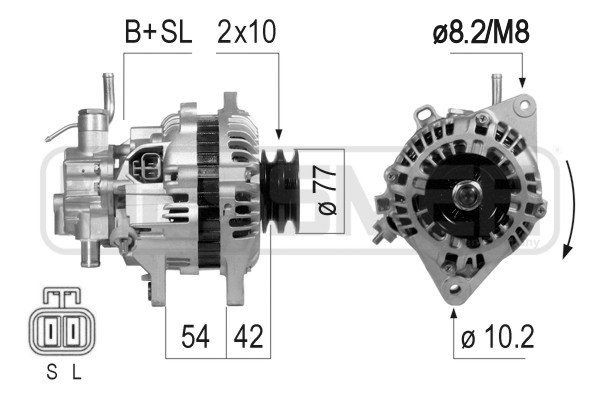 MESSMER 210801A: Alternateur 75A