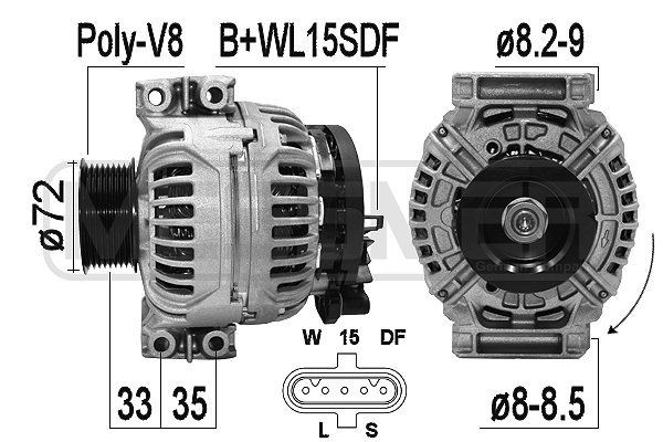 MESSMER 210817A: Generaator 100A