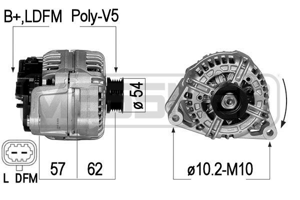 MESSMER 210834A: Generaator 120A