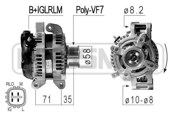 MESSMER 210842A: Generaator 100A
