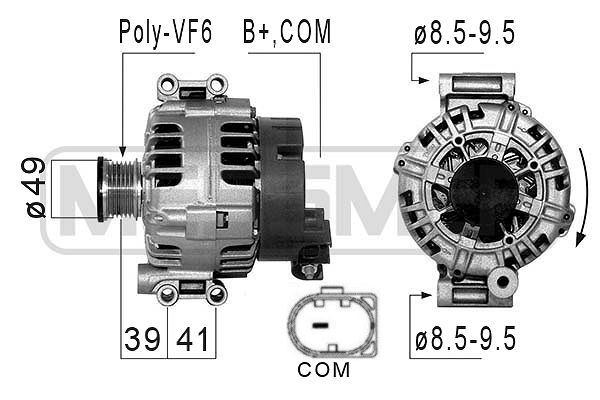 MESSMER 210855A: Generaator 140A
