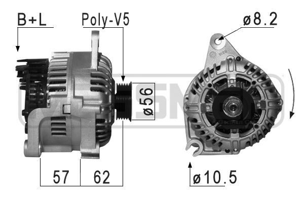 MESSMER 210867A: Generaator 97A