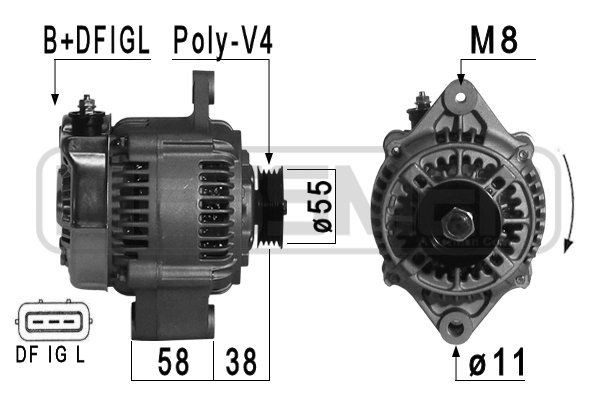 MESSMER 210869A: Generaator 75A
