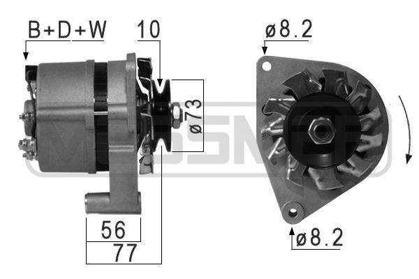 MESSMER 210885A: Generaator 33A