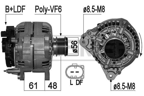 MESSMER 210944A: Generaator 150A