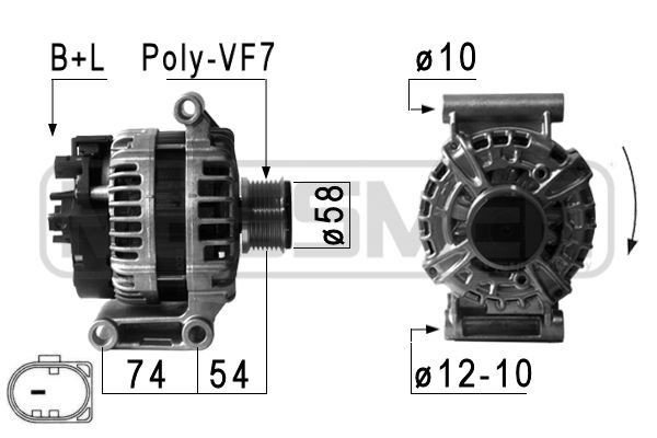 MESSMER 210949A: Generaator 150A